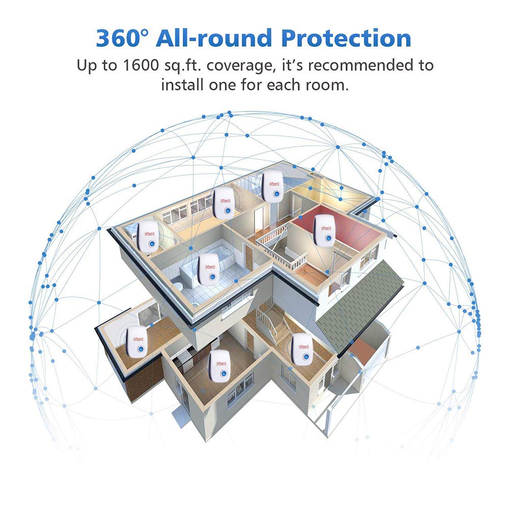 20 Pack Lot Ultrasonic Pest Reject Home Control Electronic Repellent Rat Mice Repeller