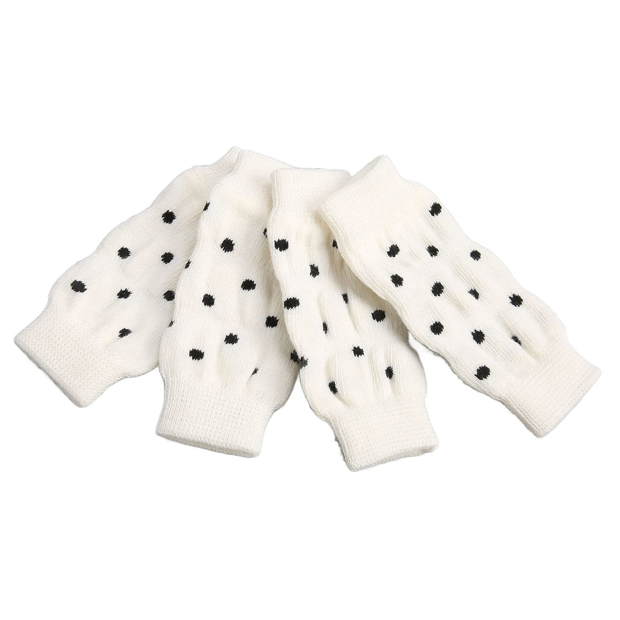 Pssopp Dog Leg Warmers Knitted, 4Pcs Winter Warm Socks Knitted Dog Leg Hock Protector Pet Elbow Protective Sleeve for Dogs