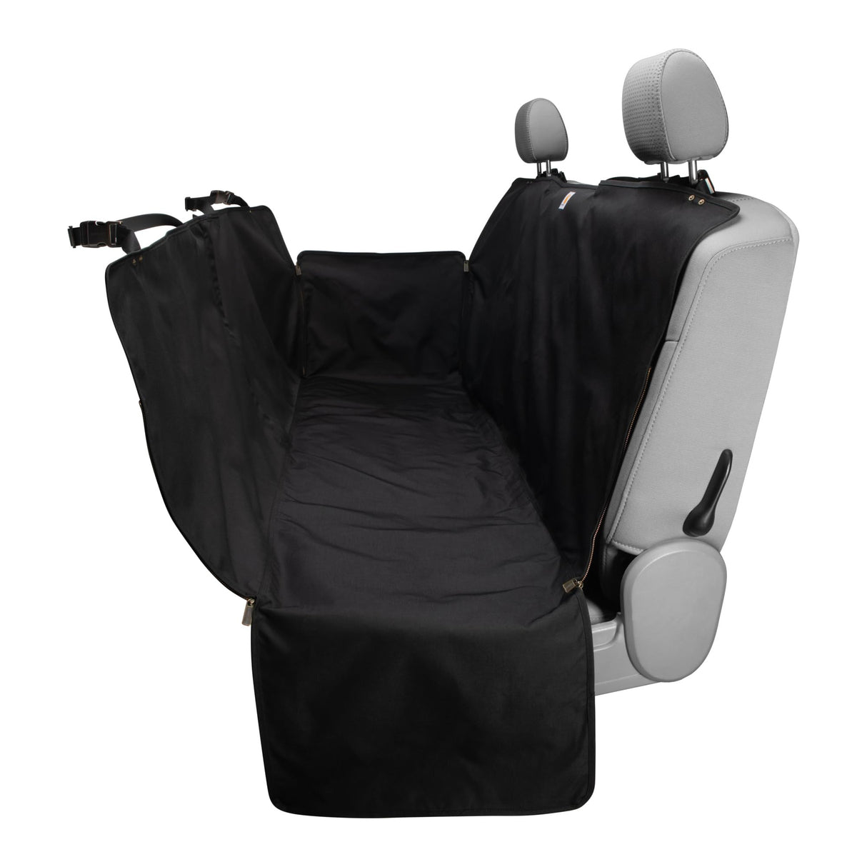 Carhartt Universal Fitted Nylon Duck Pet Hammock, Dog Back Seat Cover, Black