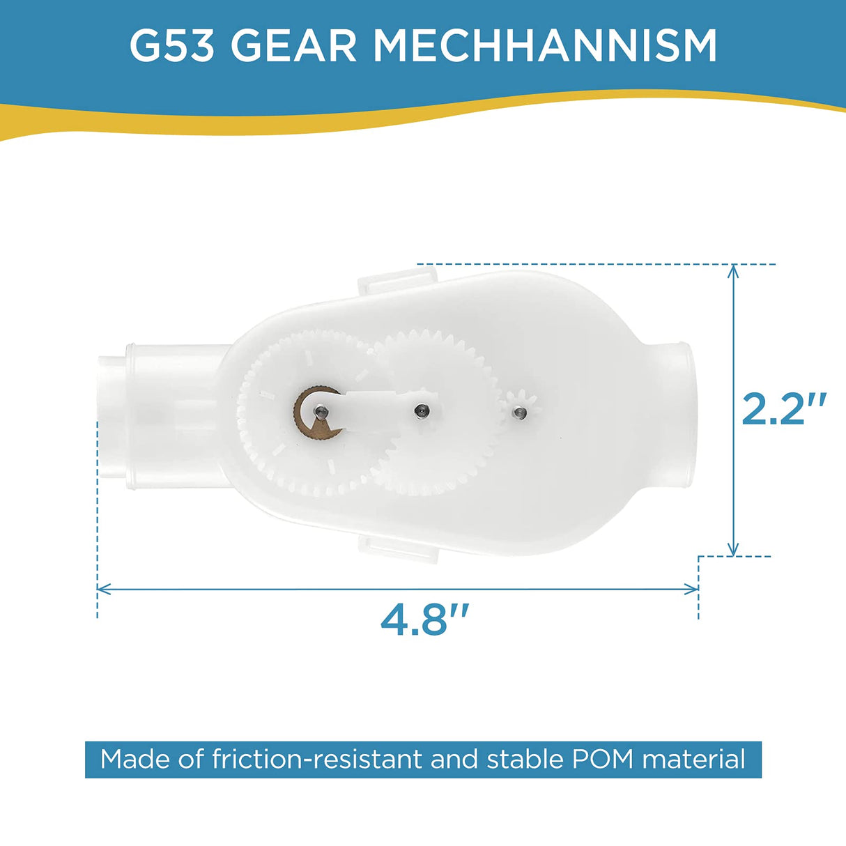 MAKHOON Upgraded G52 Backup Valve Replacement for Polaris Pool Cleaner Parts, Compatible with Polaris 180,280,380,480,3900 Pool Cleaner, The Valve Body has Been Reinforced,Longer Life Than Zodiac G52