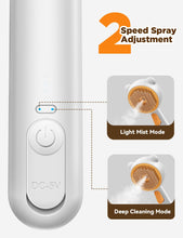 Load image into Gallery viewer, Pet Steam Brush for Dogs & Cats , Brushes for Indoor Cats with Release Button, Dual Speed Spray USB Rechargeable Grooming Supplies, Dog Brush for Shedding Suitable for All Long- and Short-haired Pets