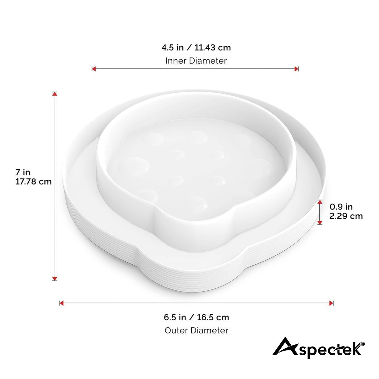 ASPECTEK Bed Bug Trap, Bed Bug Interceptor-Pack of 8. Insect Trap, Safe Eco Friendly, Bed Bug Eliminator (White)