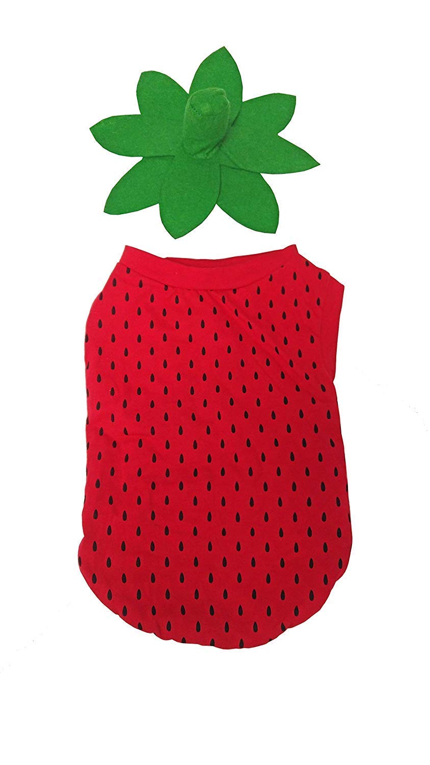Midlee Strawberry Halloween Dog Costume (Large)