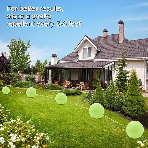Lousye 30 Pack Snake Repellent for Yard Powerful, Snake Away Repellent for Outdoors, Moth Balls for Snakes, Pet Safe Snake be Gone for Lawn Garden Camping Fishing Home to Repels Snakes and Other Pests