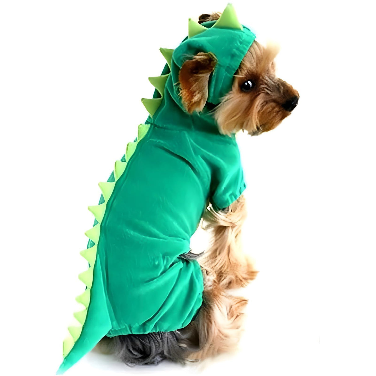 Hotumn Dinosaur Dog Halloween Costume Pet Dino Hoodie for Medium Dogs (XX-Large, Green)