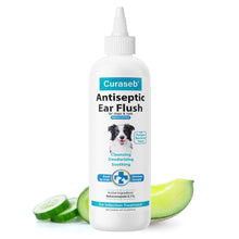 Load image into Gallery viewer, Curaseb Dog Ear Infection Treatment Solution – Soothes Itchy & Inflamed Ears – Cleans Debris and Buildup - 8oz