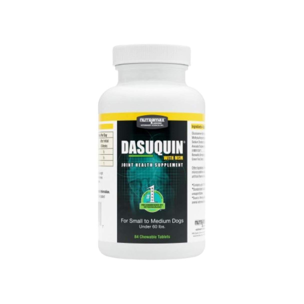 Nutramax Laboratories Dasuquin with MSM Chewable Tablets For Small/Medium Dog