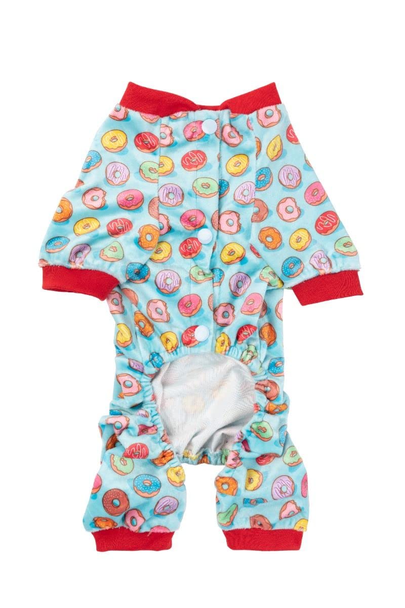FuzzYard You Drive Me Glazy Donut Dog Pajamas (Size 2)