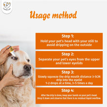 Load image into Gallery viewer, Cassiel pet Eye Drops for Eye Infection Treatment, Soothe Infection Allergy, Relieve Dry Eyes & Red Eye,Eye Cleaner and Tear Stain Remover for Dogs and Cats | 10 ml 0.33 FL OZ (1 Bottle)