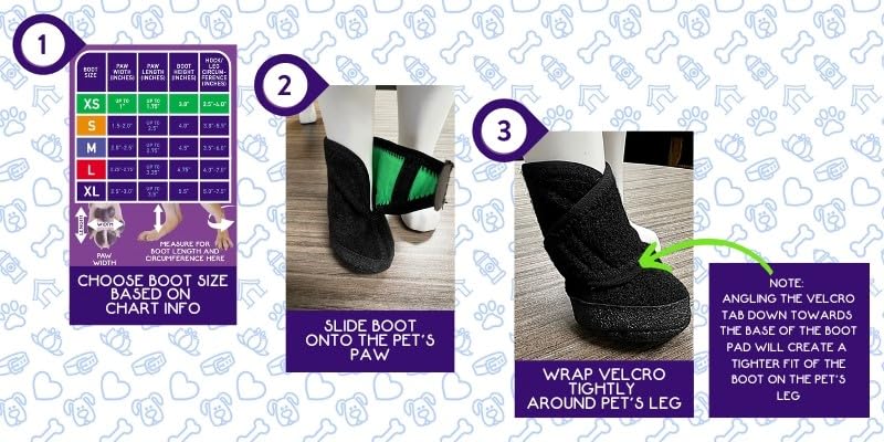 Calm Paws Recovery Boot and paw Protector (XLarge)