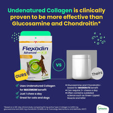 Load image into Gallery viewer, Vetoquinol Flexadin Advanced Dog Hip and Joint Supplement with Undenatured Collagen, One Chew a Day Hip and Joint Support Chew for Dogs and Cats, Clinically Proven Vet-Approved Formula, 30 Chews