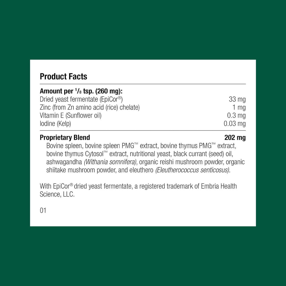 Standard Process Canine Immune System Support - Immune Support Supplement for Dogs - Powder Canine Supplement Aids Overall Health & Wellness - Immunity Support Supplement with Zinc & Kelp - 30 g