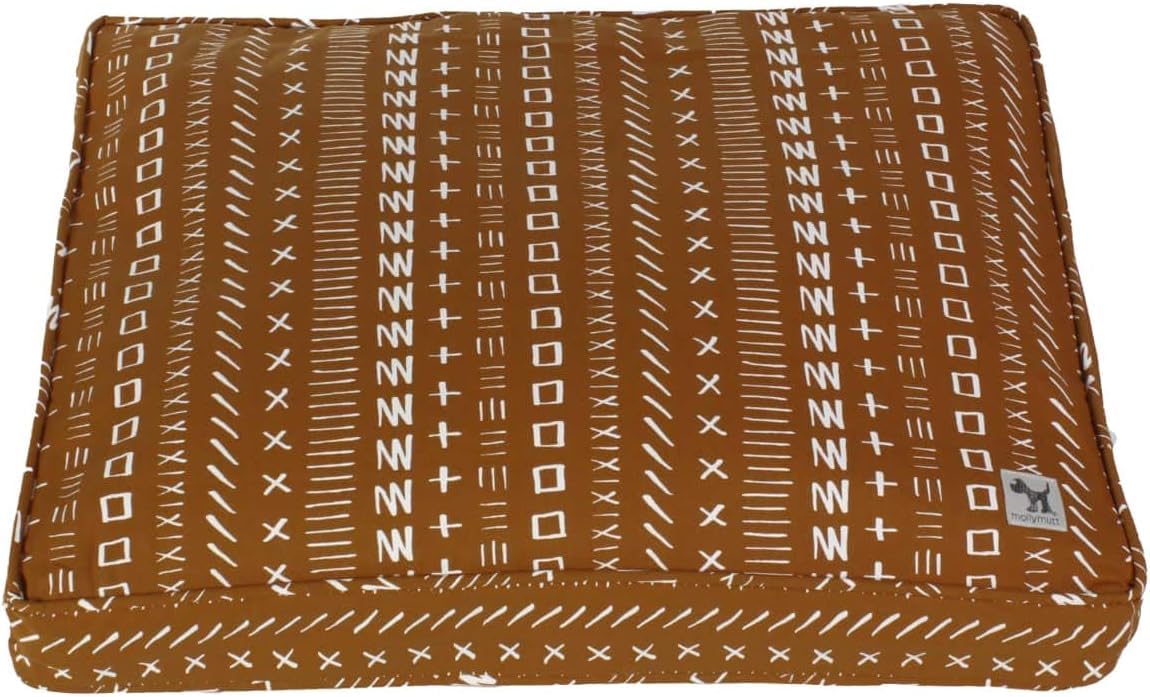 Molly Mutt Dog Crate Pad Cover, GOTS-Certified 100% Organic Cotton Canvas Mat for Dog or Puppy Crate Bed, Durable, Washable & Free of Harmful Chemicals, Pre-Shrunk, 24"x18"x2.5", Everywhere
