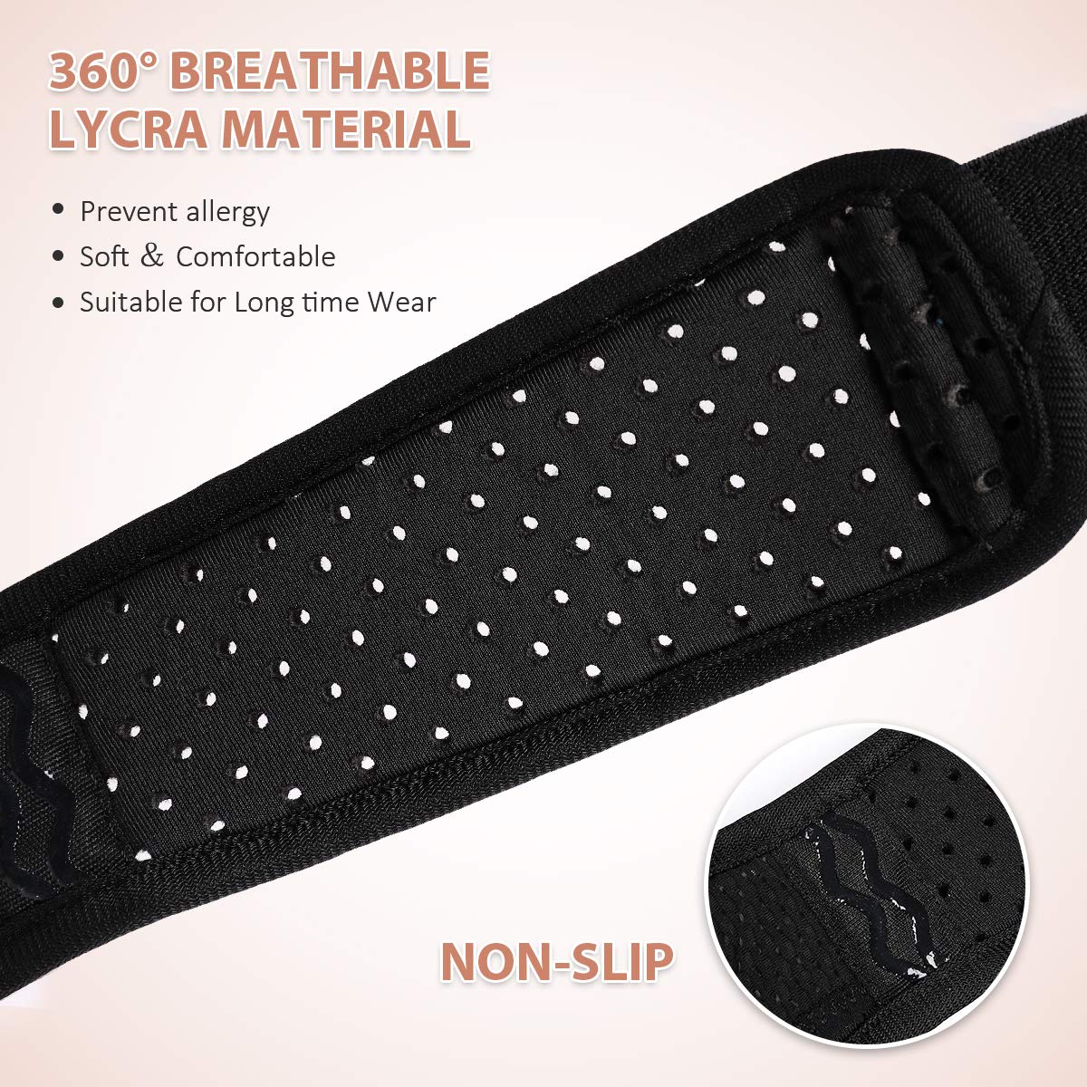 Tenbon Hernia Belts for Men - Groin Hernia Support for Men and Woman Medical Hernia Guard Inguinal Truss for Single/Double Sports Hernia Adjustable Waist Strap with 2 Removable Compression Pads