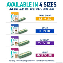 Load image into Gallery viewer, ORAVET Dental Chews for Dogs, Oral Care and Hygiene Chews (Small Dogs, 10-24 lbs.) Blue Pouch, 30 Count