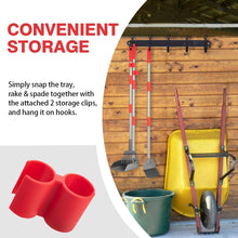 Load image into Gallery viewer, FUSBUNTY Pooper Scooper, Long Handle Dog Pooper Scooper, Heavy Duty Stainless Steel Rake with Tray & Spade Set for Pet Waste Removal, for Grass, Dirt or Gravel