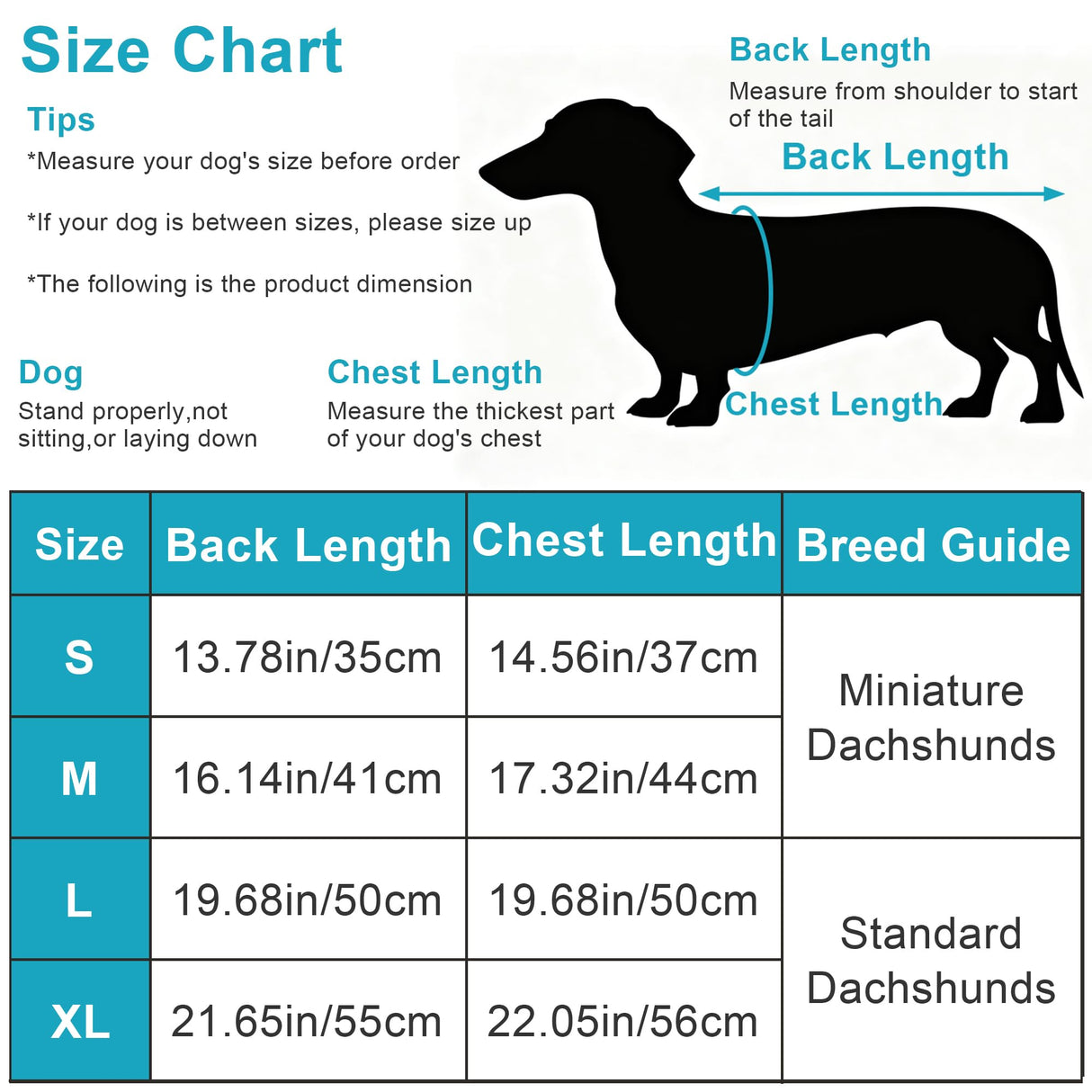 TARFEPA Warm Fleece Dachshund Coats, Dachshund Sweater, Miniature Dachshund Sausage Dog Clothes Jacket, Wiener Corgi Pullover with Adjustable Bands (Light Blue, L)