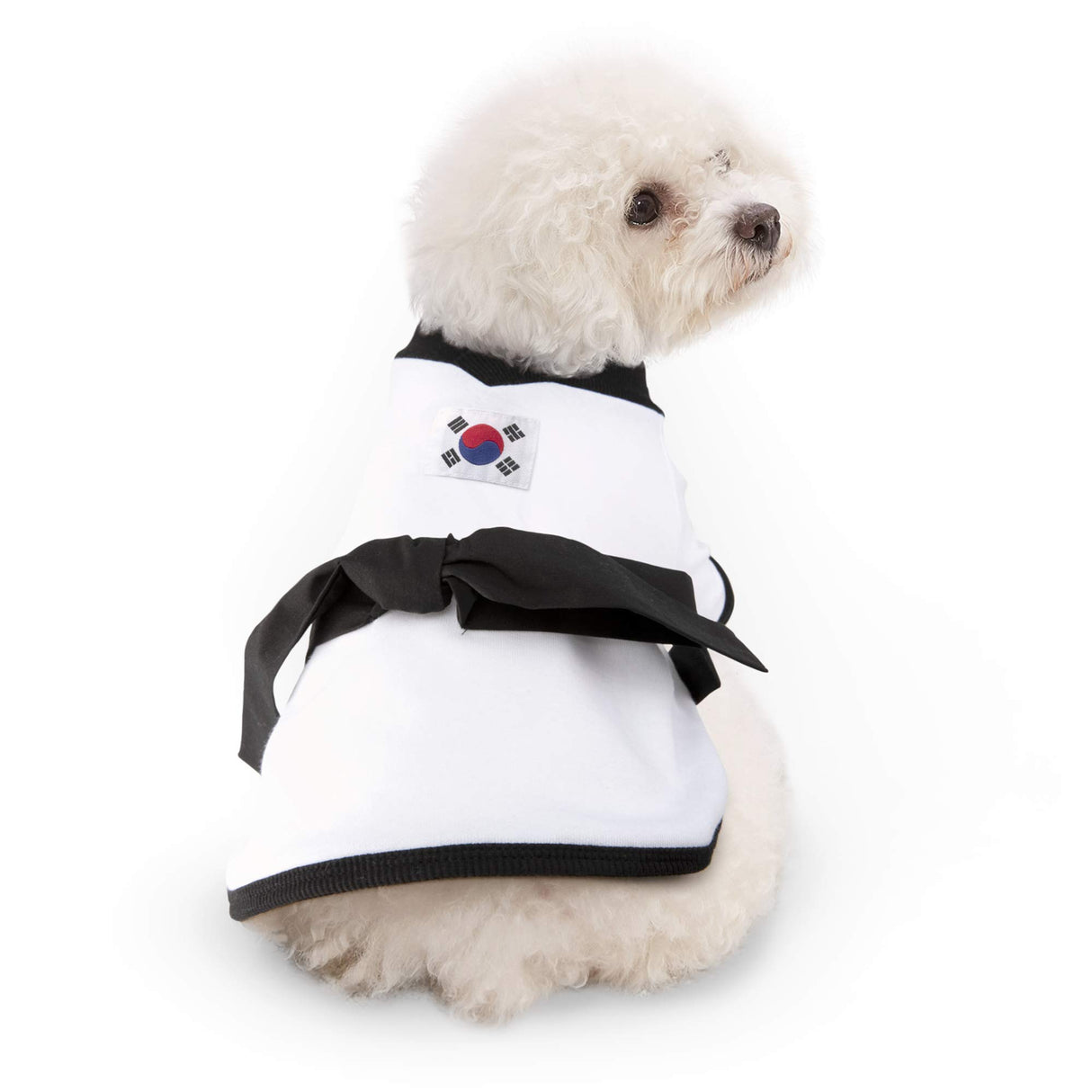 Youthdog Athletic Costume with Black Belt Uniform for Dogs Clothes Fullover Sweater Sweatshirts for Boy and Girl Dog Apparel (XX-Large)