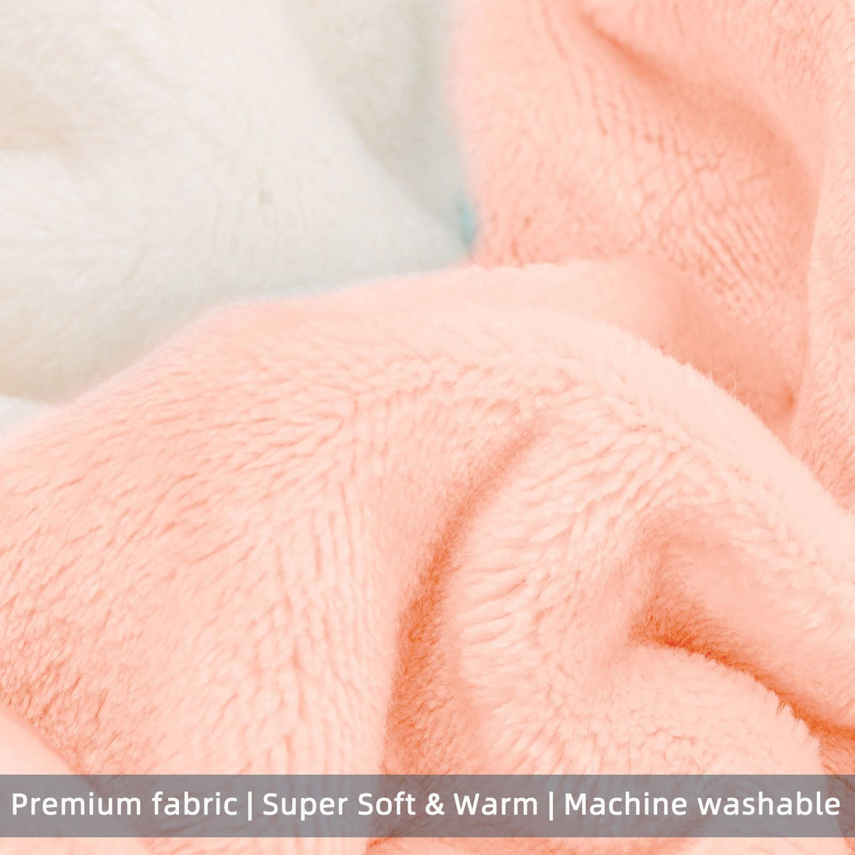 FabriCastle Dog Hoodie Sweater for Small Dogs Boy and Girl, Small Dog Clothes XS XXS Puppy Sweatshirt, Pet Outfit, Cat Clothing Super Soft Warm Snap On Closure (Peach-Cream, Large)