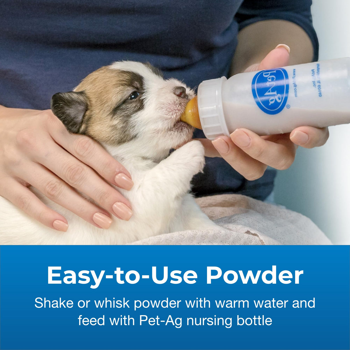 Pet-Ag PetLac Powder for Puppies - 10.5 oz, Pack of 4 - Puppy Milk Replacement Powder for Puppies Newborn to Six Weeks Old - Easy to Digest