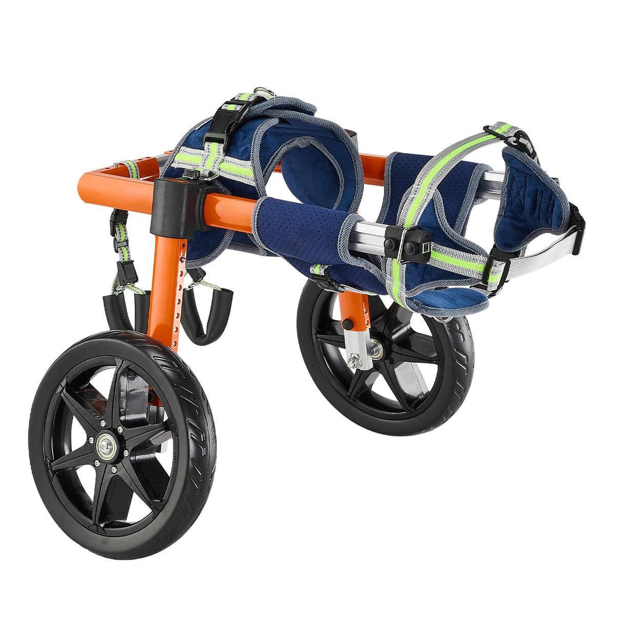 VEVOR Dog Wheelchair for Back Legs, Lightweight 2 Wheels Pet Wheelchair, Height, Width & Length Adjustable, Dog Cart with Shock-Absorbing Wheels, for Injured, Disabled Dogs 35-48 lbs, Medium