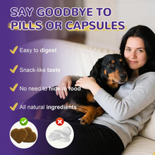 Load image into Gallery viewer, Melatonin for Dogs, Dog Melatonin Calming Chews for Small and Large Dogs - Natural Sleep Aid for Anxiety Stress Relief - Puppy Sleeping Pills - Thunder, Separation, Barking, 3mg, 120ct