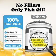 Load image into Gallery viewer, Omega 3 for Dogs – Salmon Oil for Dogs Skin & Coat Health, Fish Oil Supplement for Dog Shedding, Itch & Hot Spot Relief, Allergy Chews with EPA & DHA Fatty Acids for Skin & Joint Support - 180 Ct