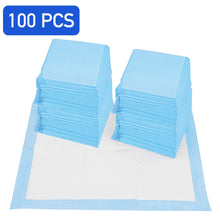 Load image into Gallery viewer, (100 Pads) CalPalmy Ultra Absorbency Pet Toilet Training Pads 18" x 13" Moisture Locking Technology Turns Liquid into Gel - Perfect for Rabbits and Guinea Pigs