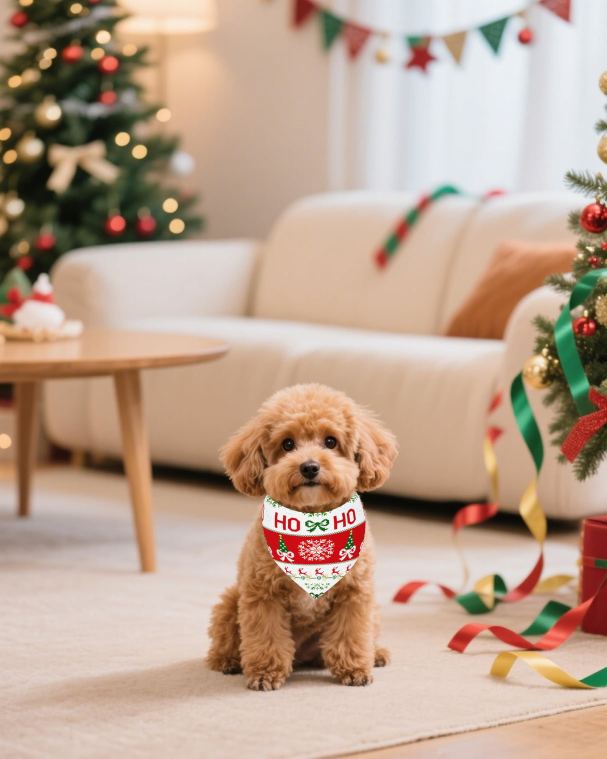 PET SHOW 100 Pack Christmas Dog Bandanas Bulk No Seam Extra Small Dog Scarves XS Xmas Puppy Triangle Bibs Kerchief Set Cats Pet Girl Boy Holiday Party Grooming Accessories, S