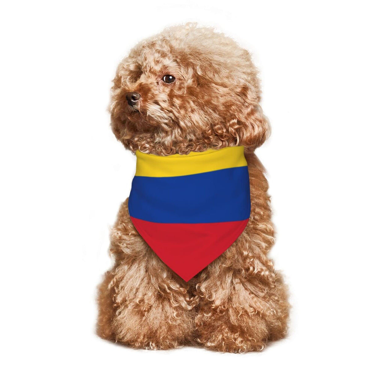 Dog Bandanas Colombia Flag Pet Bandana Scarf Triangle Bibs Kerchief Accessories for Dogs Cats