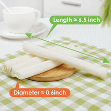 Load image into Gallery viewer, MON2SUN Dog Rawhide Rolls Twist Sticks Chew Treats Natural Flavor 6.5 Inch 40 Count for Puppy and Small Dogs