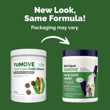 Load image into Gallery viewer, Yumove Hip & Joint Supplement for Dogs - with Glucosamine Chondroiton, Green Lipped Mussel, Hyaluronic Acid, and Omega 3 Joint Supplement for Stiffness and Mobility - 60 Chews (Large/XL Dogs)