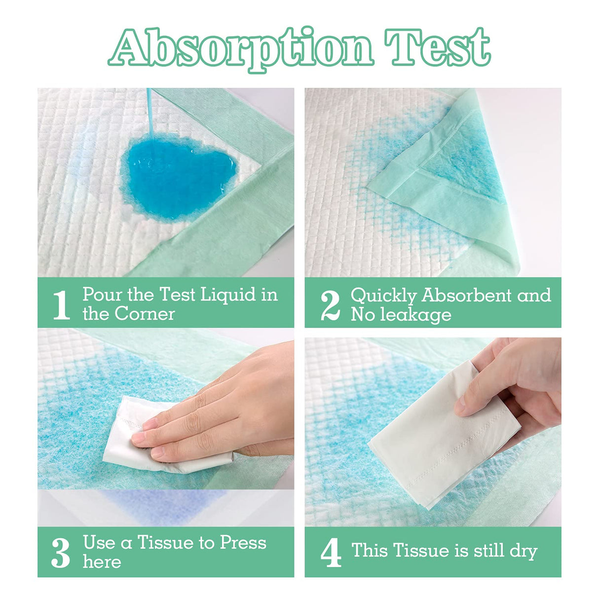 MILDPLUS Bed Pads with Adhesive Strips 30'' X 36'' Disposable Underpads Extra Large Thicker Incontinence Pads for Unisex Adult, Senior, Kids and Pet (30 Count)