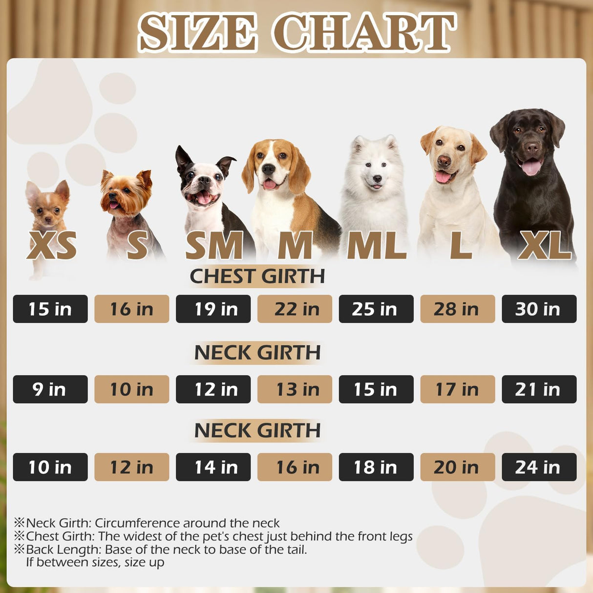 EXPAWLORER Fall Dog Sweater for Small Medieum Large Dogs, Knitted Pullover Turtleneck Cold Weather Classic Plaid Pet Clothes Sweatshirt Outfits for Winter, Girl/Boy Knitwear with Leash Hole Beige ML