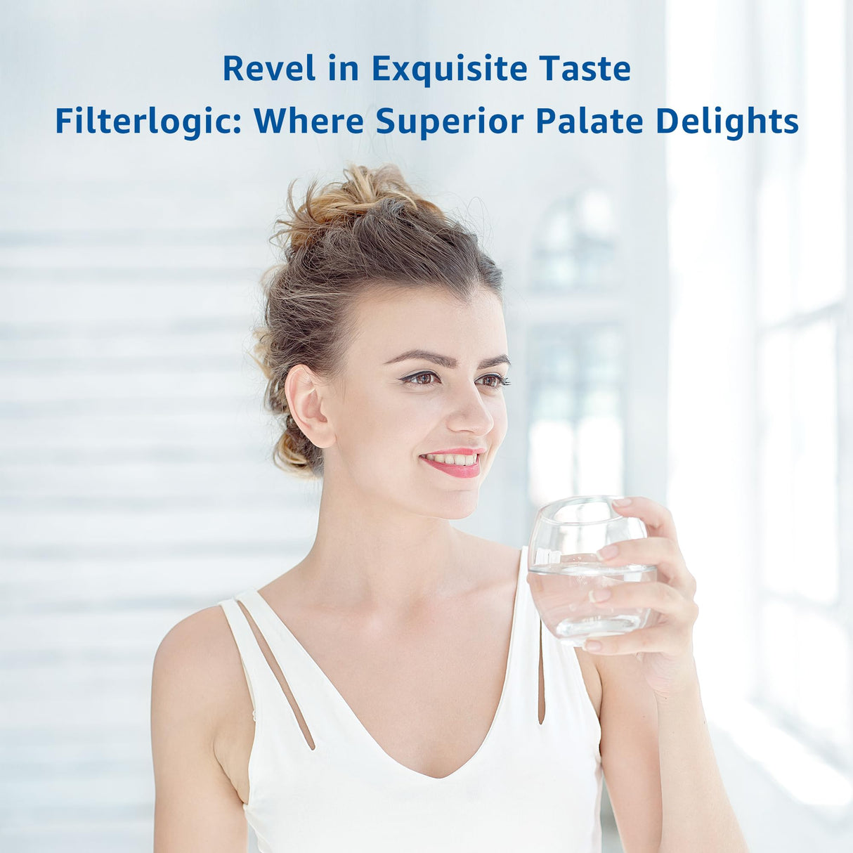 Filterlogic UKF8001 Replacement for EveryDrop by Whirlpool Refrigerator Water Filter 4, EDR4RXD1, FL-RF07, Pack of 2