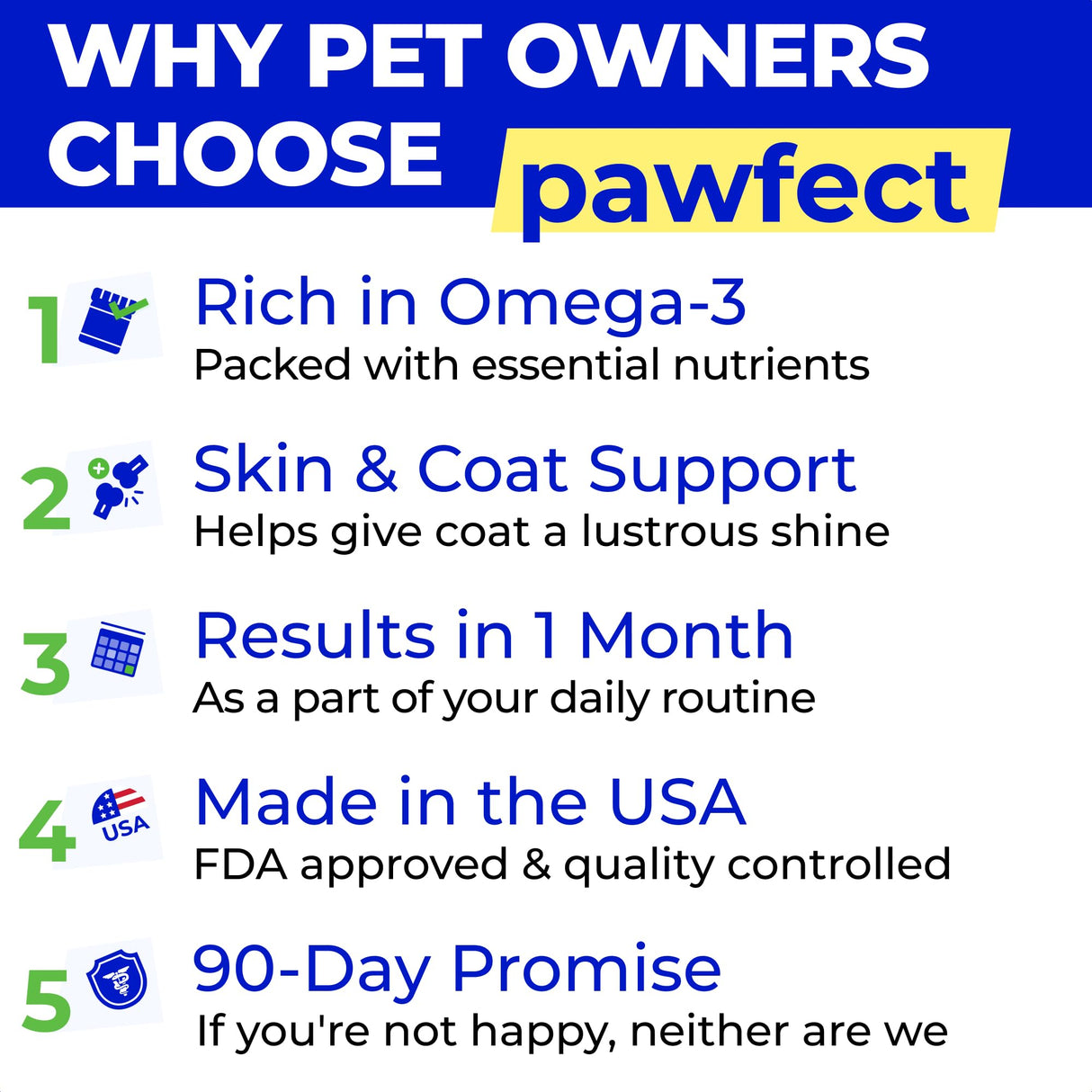 PAWFECTCHEW Fish Oil for Dogs - Natural Omega-3 - Skin & Coat Support - Liquid Food Supplement for Pets - Natural EPA + DHA Fatty Acids for Joints, Immune & Heart Health 16oz - Pollock & Salmon Oil