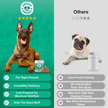 Load image into Gallery viewer, Doggie Dailies, Hip and Joint Supplement for Dogs, Glucosamine Chondroitin, Premium Hip and Joint Chews for Dogs All Breeds & Sizes, Dog Vitamins and Supplements, (Chicken) 225 Chews