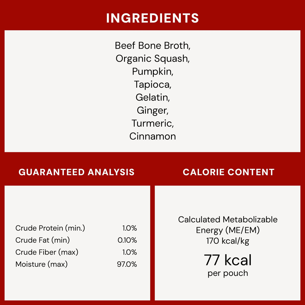 Stella & Chewy's Human-Grade Grass-Fed Beef Bone Broth for Dogs - Joint & Gut Health Liquid Food Topper with Collagen & Turmeric, 16 Fl Oz Resealable Pouch (Pack of 6)