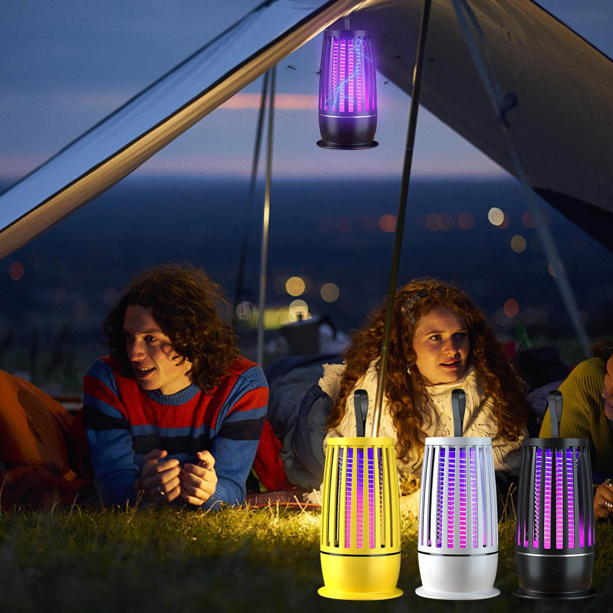 CSEONE Electric ๐ฉ๐๐ ๐๐๐๐๐๐ for Indoor & Outdoor - Rechargeable ๐ด๐๐๐๐๐๐๐ & ๐ญ๐๐ ๐ฒ๐๐๐๐๐, Portable Quiet USB LED Light ๐ป๐๐๐ for Home Office #Daily Use (White)