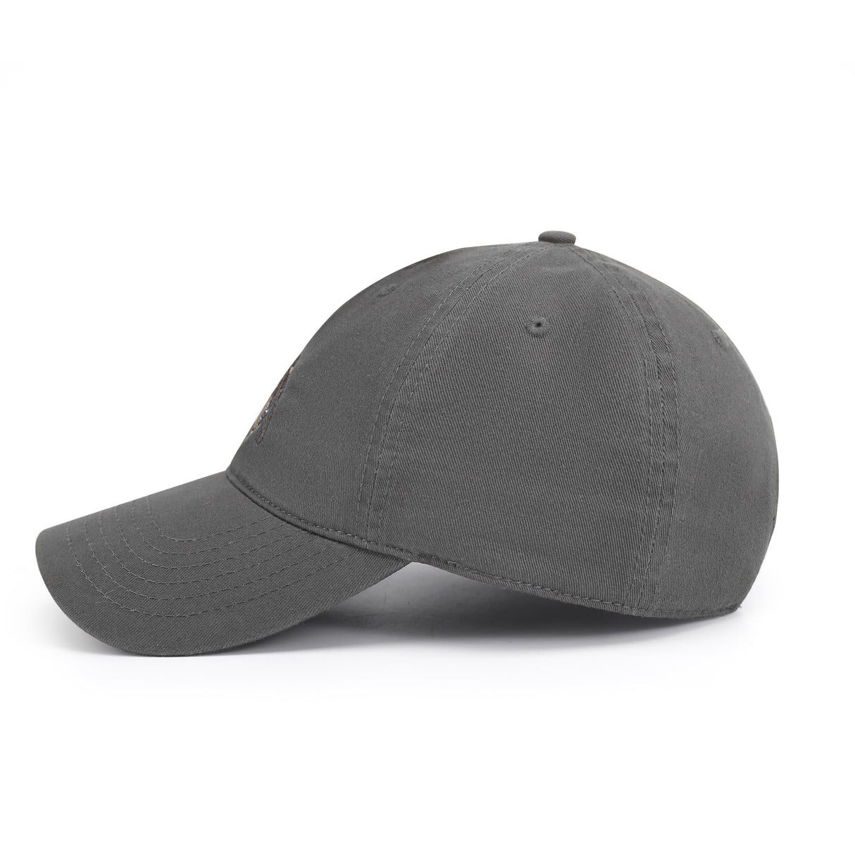Dachshund Baseball Cap for Dog Lovers – Adjustable Cotton Hat with Embroidered Brown Dachshund, Dark Gray Unisex Cap, Gift for Wiener Dog Owners & Pet Parents