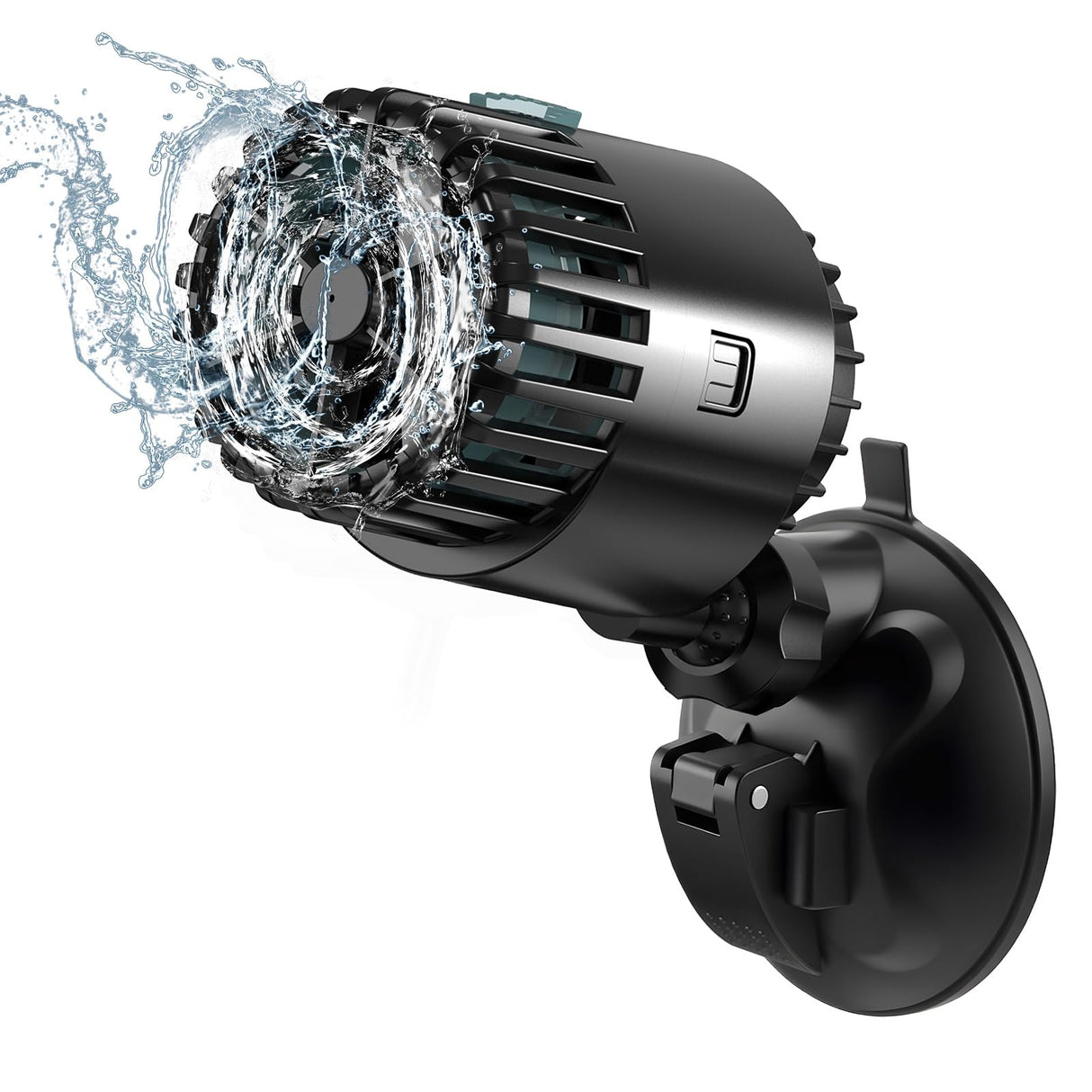 AQQA Wave Maker for Aquarium 75-150 Gallon 2110 GPH Water Circulatio Pump Powerhead Fish Tank Wavemaker with Suction Cup 360°Rotatable Quiet Operation for Freshwater(12W)