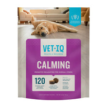 Load image into Gallery viewer, VetIQ Calming Support Supplement, Calming Chews for Dogs Help Manage Stress and Promote Relaxation, Anxiety Relief for Dogs, Made in The USA, 120 Count