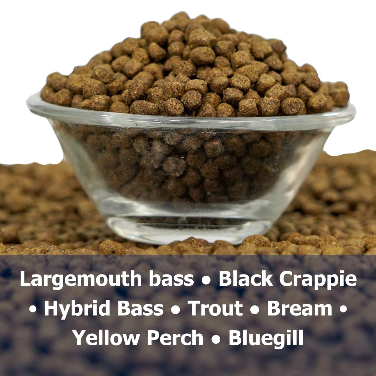 Natural Waterscapes Game Fish Food Variety | Pond and Lake Fish Food Pellets | 22 lb Bag | Feed to Bass, Bluegill, Trout, Catfish, tilapia | Floating Pellets