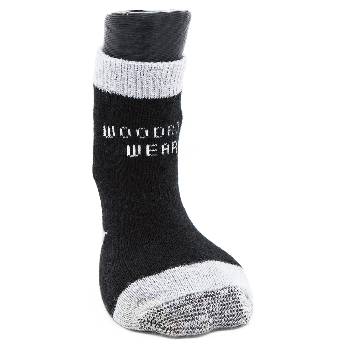Woodrow Wear, Power Paws Advanced Dog Socks, Black Grey, S, Fits 25-45 pounds