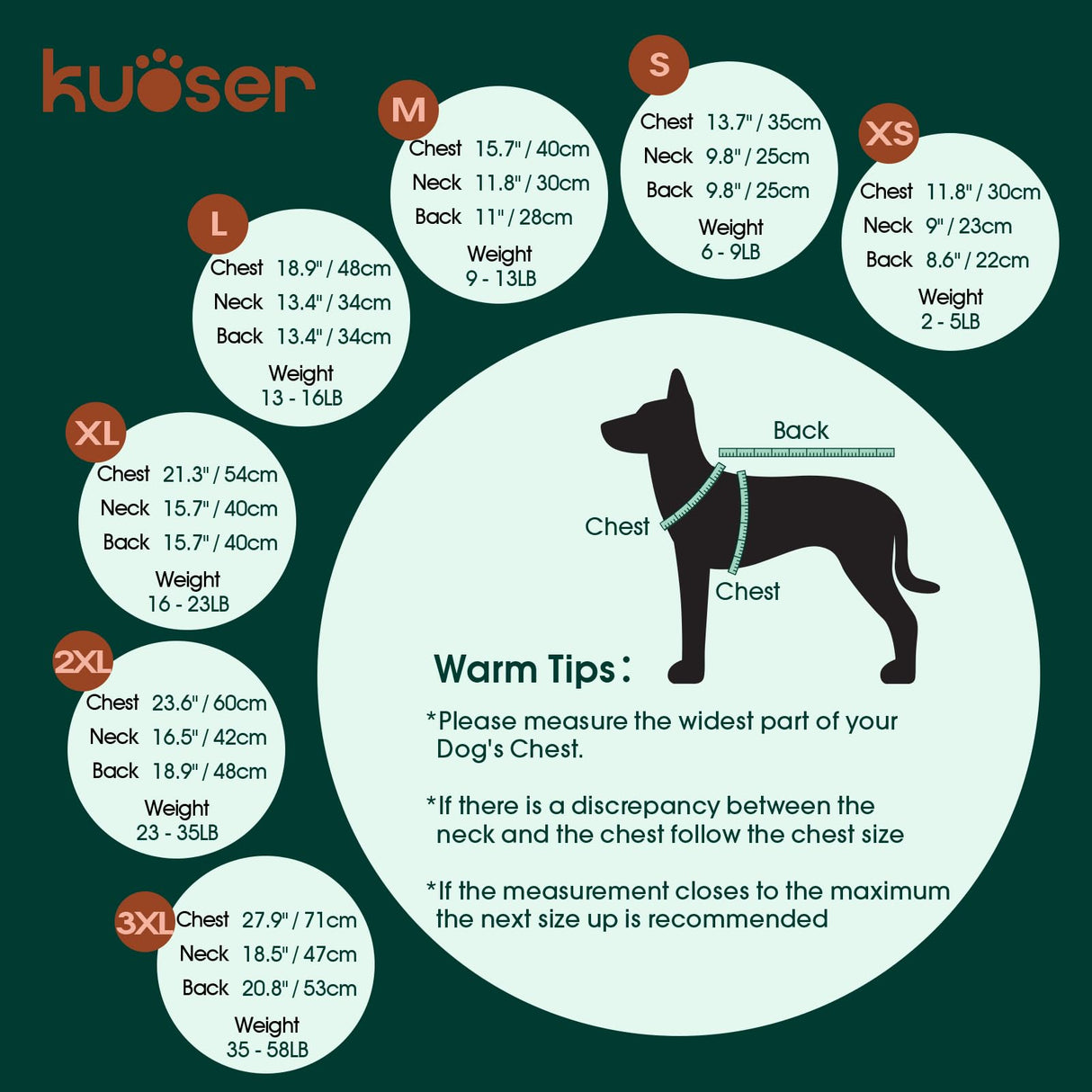Kuoser Dog Sweater, Warm Dog Sweaters for Extra Large Dogs Girl Boy, Pet Turtleneck Knitted Pullover Jumper for Xmas Thanksgiving, Puppy Winter Vest Thermal Doggy Sweatshirt for Fall Winter, Pink 3XL