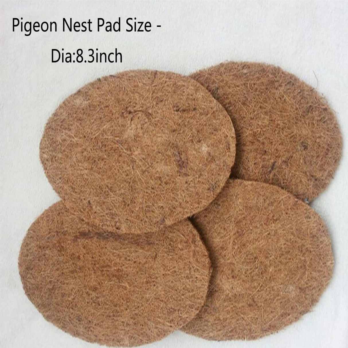Ecjiuyi 10Pcs Pigeon Nest Pads,Racing Pigeon Loft Supplies,Coconut Fiber Bird Breeding Egg Nests Bowls Mat for Finch Chicken