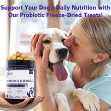 Load image into Gallery viewer, NATURE TARGET Probiotics for Dogs, 6 Billion CFUs, Freeze Dried Dog Probiotics with Prebiotics & Enzymes for Diarrhea, Gas, Vitamins & Omega 3 for Skin & Immune Health, Allergy Itch Relief, 180 Count