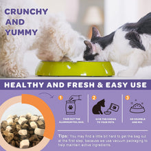 Load image into Gallery viewer, NATURE TARGET Probiotics for Dogs, 6 Billion Freeze Dried Dog Probiotics with Prebiotics & Enzymes, Vitamins, Omega 3, for Digestive & Gut Health, Itch Relief, Reduce Diarrhea, 120 Bites