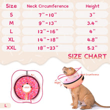 Load image into Gallery viewer, Supet Raised Inflatable Dog Cone Collar to Stop Licking, Soft Dog Cone Alternative After Surgery, Doggie Neck Donut Collar for Small Medium Large Dogs