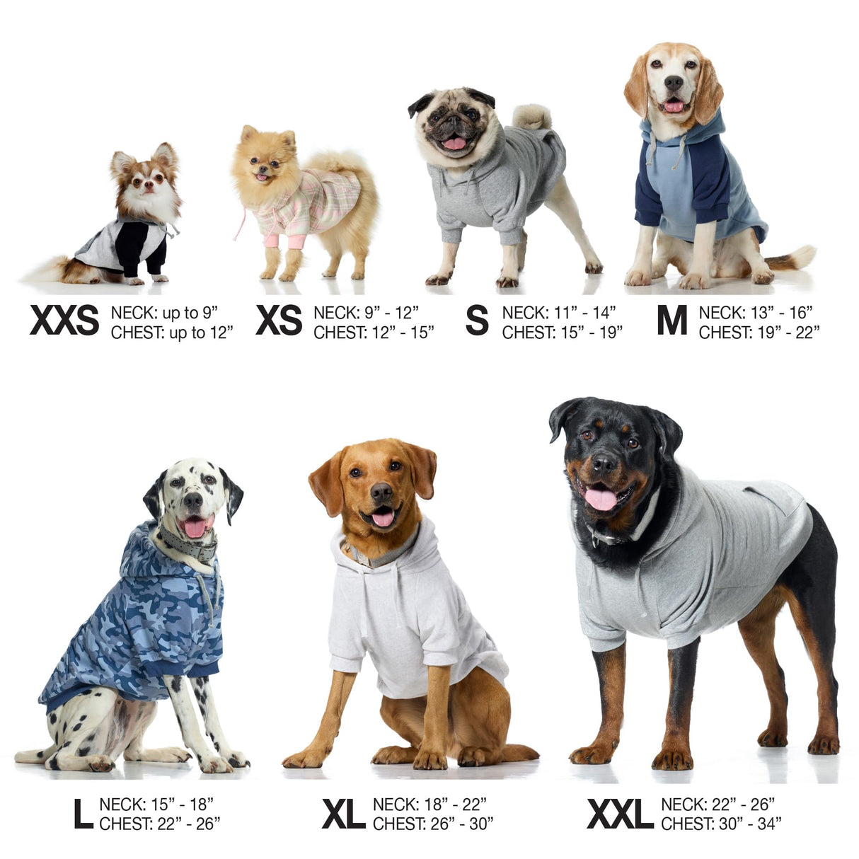 Pet Passion Rocky II - The Extra Comfy Hoodie, Organic Cotton and Recycled Poly Dog Hoodie Pet Coat Sweater for Small, Medium, Large Dogs, Gray Chesterfield Plaid, Large